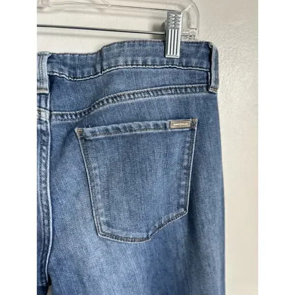 White House Black Market Jeans Womens The Girlfriend Soft Denim Light Distressed - Picture 7 of 12